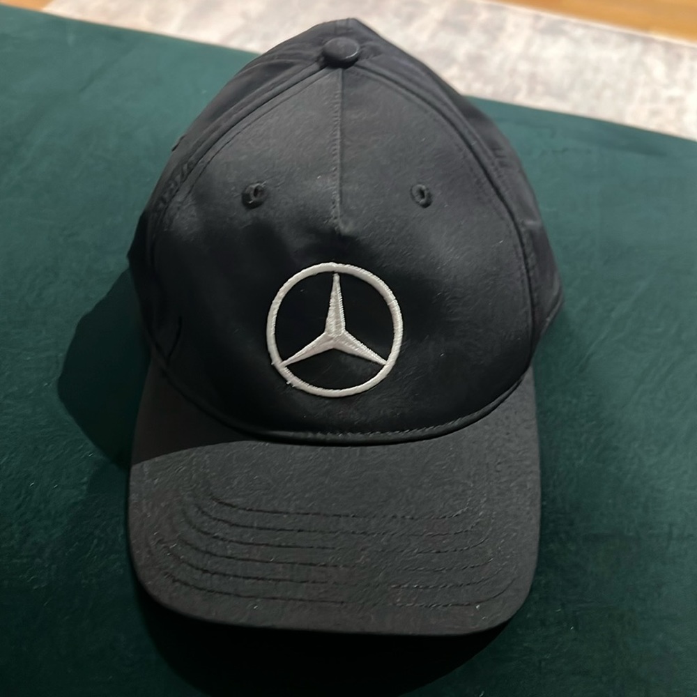 Puma Black Cap with Silver Logo